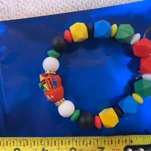 Colorful Geometric Beaded Necklace